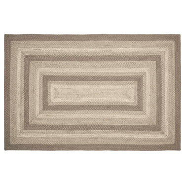 Cobblestone Jute Braided Rug Rect with Rug Pad 5'x8' VHC Brands - The Fox Decor